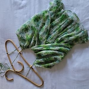 Womens Development Floral Print Tank Top Size 4